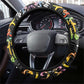 Raised On Hip Hop Steering Wheel Cover Graffiti Art Style - African Pride