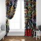 Raised On Hip Hop Window Curtain Graffiti Art Style - African Pride