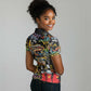 Raised On Hip Hop Women Polo Shirt Graffiti Art Style - African Pride
