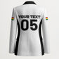 Custom Ghana Football 2026 Blazer Black Stars Never Fall White Version