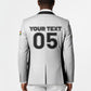 Custom Ghana Football 2026 Blazer Black Stars Never Fall White Version
