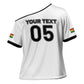 Custom Ghana Football 2026 Cross Shoulder Shirt Black Stars Never Fall White Version