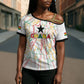 Custom Ghana Football 2026 Cross Shoulder Shirt Black Stars Never Fall White Version