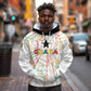 Custom Ghana Football 2026 Hoodie Black Stars Never Fall White Version