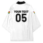 Custom Ghana Football 2026 Kimono Black Stars Never Fall White Version