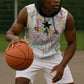 Custom Ghana Football 2026 Sleeveless Hoodie Black Stars Never Fall White Version