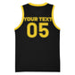 Custom Ghana Football 2026 Basketball Jersey Black Stars Never Fall Black Version