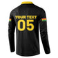 Custom Ghana Football 2026 Button Sweatshirt Black Stars Never Fall Black Version