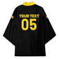 Custom Ghana Football 2026 Kimono Black Stars Never Fall Black Version