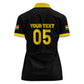 Custom Ghana Football 2026 Women Polo Shirt Black Stars Never Fall Black Version