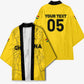 Custom Ghana Football 2026 Kimono Black Stars Never Fall Yellow Version