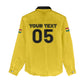 Custom Ghana Football 2026 Women Casual Shirt Black Stars Never Fall Yellow Version