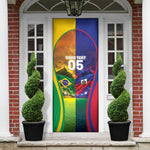 Custom Brazil Haiti 2026 World Football Door Cover Go For Glory