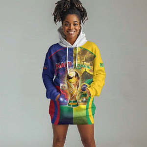 Custom Brazil Haiti 2026 World Football Hoodie Dress Go For Glory