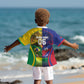 Custom Brazil Haiti 2026 World Football Kid Hawaiian Shirt Go For Glory