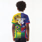 Custom Brazil Haiti 2026 World Football Kid Polo Shirt Go For Glory