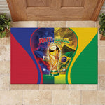 Brazil Haiti 2026 World Football Rubber Doormat Go For Glory