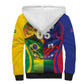 Custom Brazil Haiti 2026 World Football Sherpa Hoodie Go For Glory
