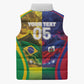 Custom Brazil Haiti 2026 World Football Sleeveless Puffer Jacket Go For Glory