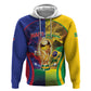Custom Brazil Haiti 2026 World Football Zip Hoodie Go For Glory