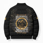Never Forget Harlem Hellfighters Bomber Puffer Jacket Strength Courage And Glory