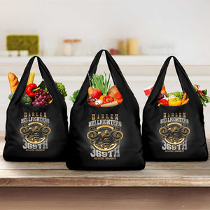 Never Forget Harlem Hellfighters Grocery Bag Strength Courage And Glory
