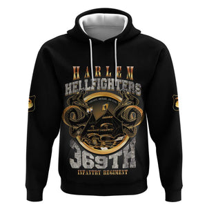 Never Forget Harlem Hellfighters Hoodie Strength Courage And Glory
