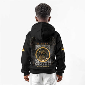 Never Forget Harlem Hellfighters Kid Hoodie Strength Courage And Glory