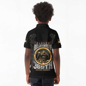 Never Forget Harlem Hellfighters Kid Polo Shirt Strength Courage And Glory