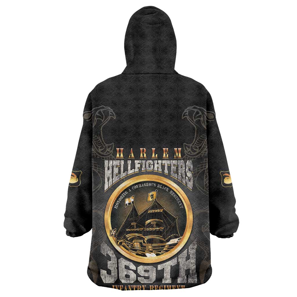 Never Forget Harlem Hellfighters Kid Wearable Blanket Hoodie Strength Courage And Glory