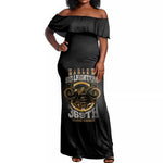 Never Forget Harlem Hellfighters Off Shoulder Maxi Dress Strength Courage And Glory