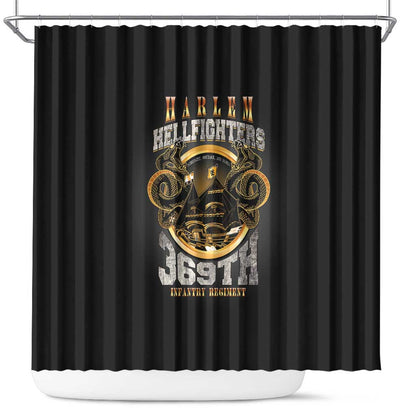 Never Forget Harlem Hellfighters Shower Curtain Strength Courage And Glory
