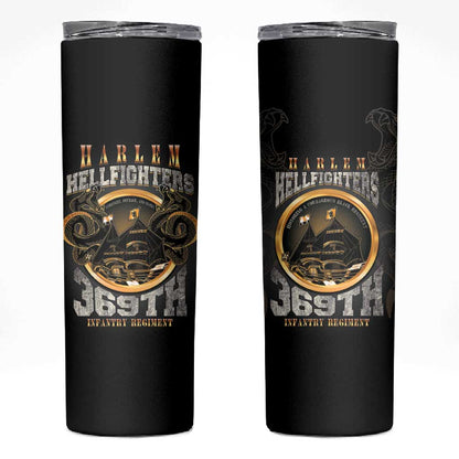Never Forget Harlem Hellfighters Skinny Tumbler Strength Courage And Glory