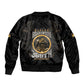 Never Forget Harlem Hellfighters Sleeve Zip Bomber Jacket Strength Courage And Glory