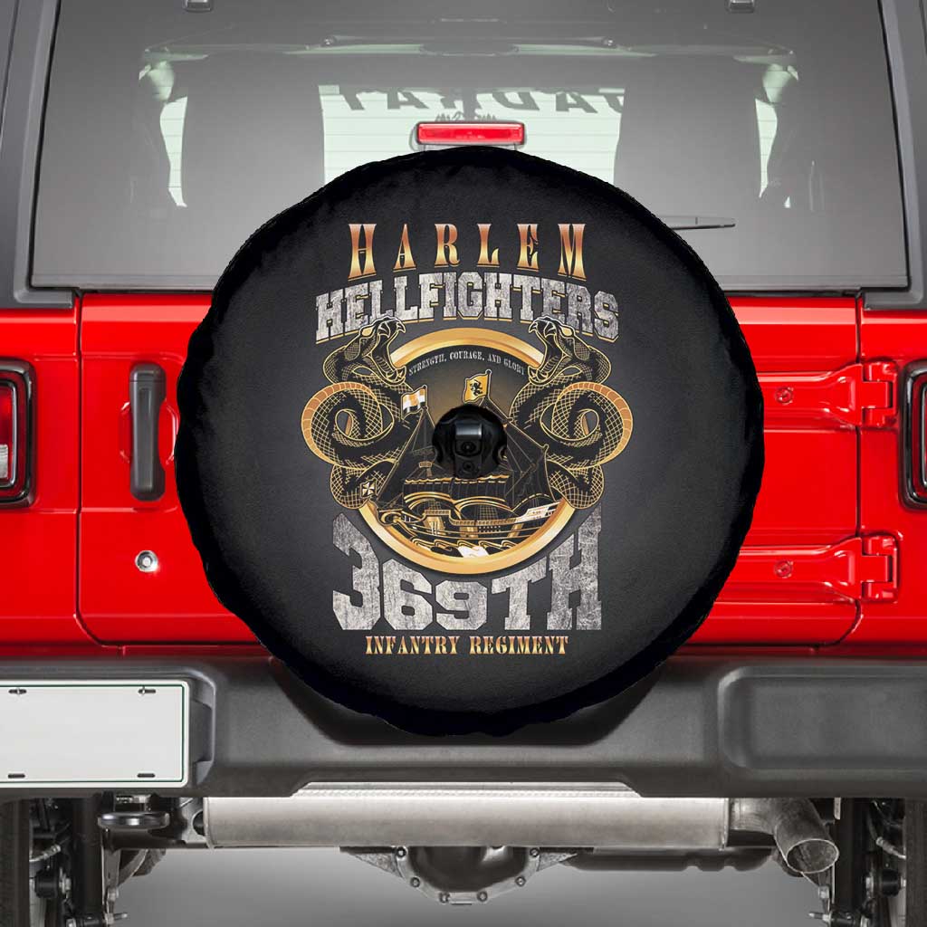 Never Forget Harlem Hellfighters Spare Tire Cover Strength Courage And Glory