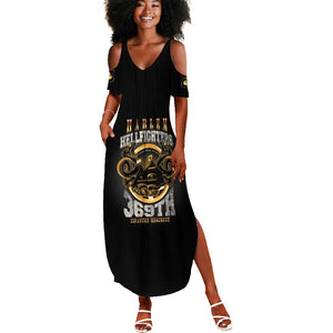 Never Forget Harlem Hellfighters Summer Maxi Dress Strength Courage And Glory
