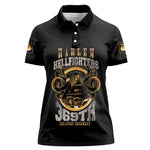 Never Forget Harlem Hellfighters Women Polo Shirt Strength Courage And Glory
