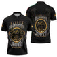 Never Forget Harlem Hellfighters Zipper Polo Shirt Strength Courage And Glory