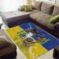Brazil And Haiti Football Area Rug Jaguar With Kanson Wouj Special Style