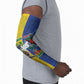 Custom Brazil And Haiti Football Arm Sleeves Jaguar With Kanson Wouj Special Style