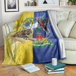 Brazil And Haiti Football Blanket Jaguar With Kanson Wouj Special Style