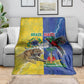 Brazil And Haiti Football Blanket Jaguar With Kanson Wouj Special Style