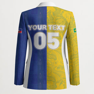 Custom Brazil And Haiti Football Blazer Jaguar With Kanson Wouj Special Style