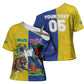 Custom Brazil And Haiti Football Cross Shoulder Shirt Jaguar With Kanson Wouj Special Style