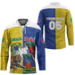 Custom Brazil And Haiti Football Hockey Jersey Jaguar With Kanson Wouj Special Style