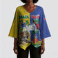 Custom Brazil And Haiti Football Kimono Sleeve Blouse Jaguar With Kanson Wouj Special Style