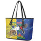 Brazil And Haiti Football Leather Tote Bag Jaguar With Kanson Wouj Special Style
