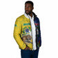 Custom Brazil And Haiti Football Padded Jacket Jaguar With Kanson Wouj Special Style