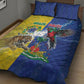 Brazil And Haiti Football Quilt Bed Set Jaguar With Kanson Wouj Special Style