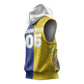 Custom Brazil And Haiti Football Sleeveless Hoodie Jaguar With Kanson Wouj Special Style